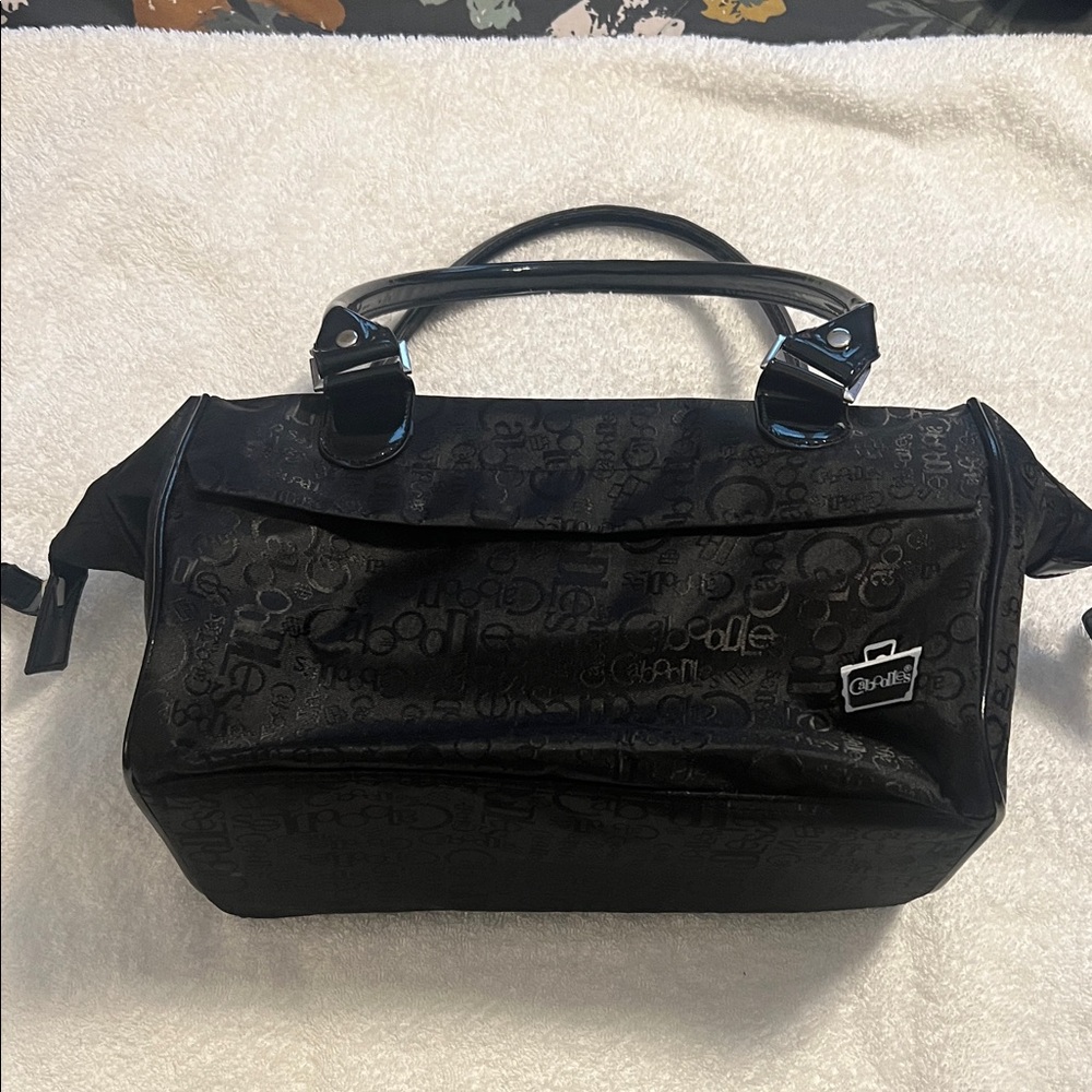 Caboodles Black Patterned Bag